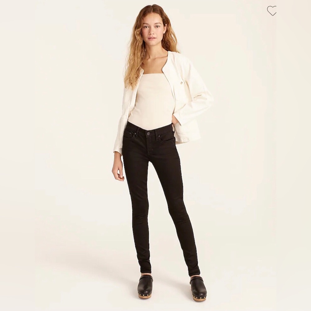 NWT J. Crew Black Toothpick Jean